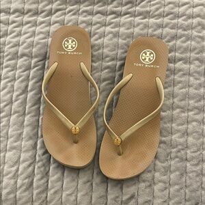 Tory Burch Tan Flip-Flop Sandals